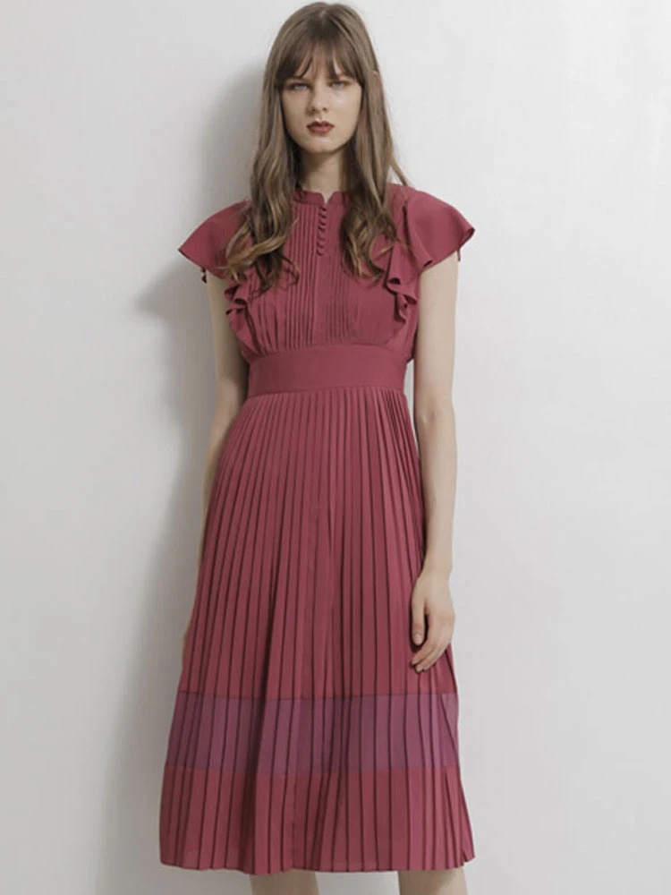 フレアスリーブプリーツワンピース レディースファッション通販のtonal トーナル 公式通販サイト