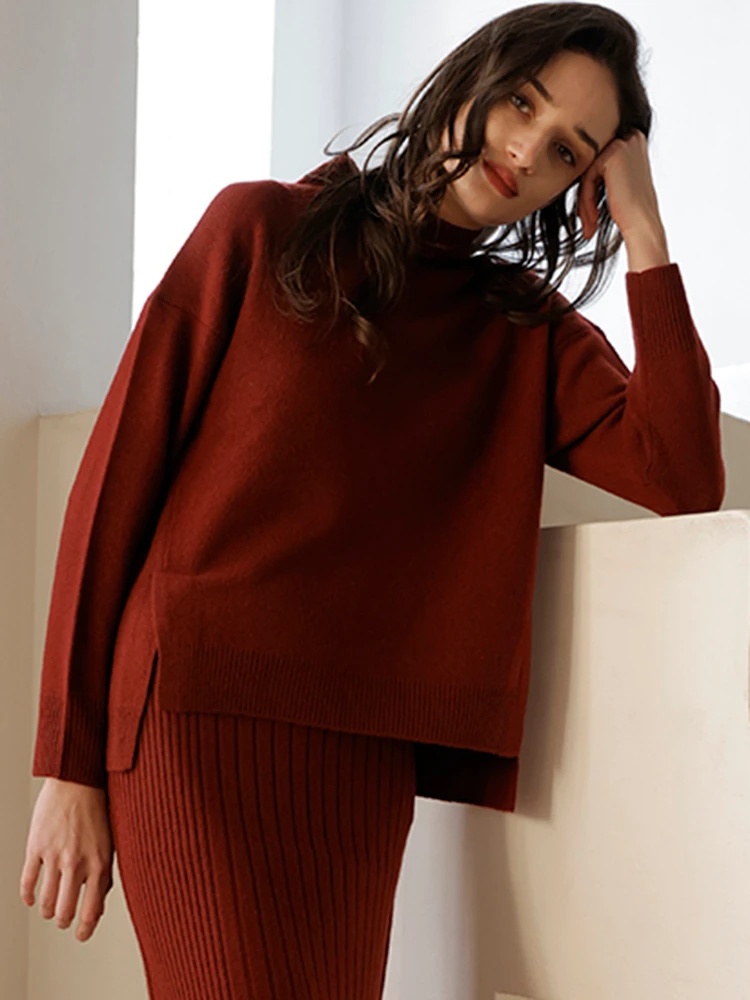 ウールカシミヤ天竺ハイネックニット レディースファッション通販のtonal トーナル 公式通販サイト