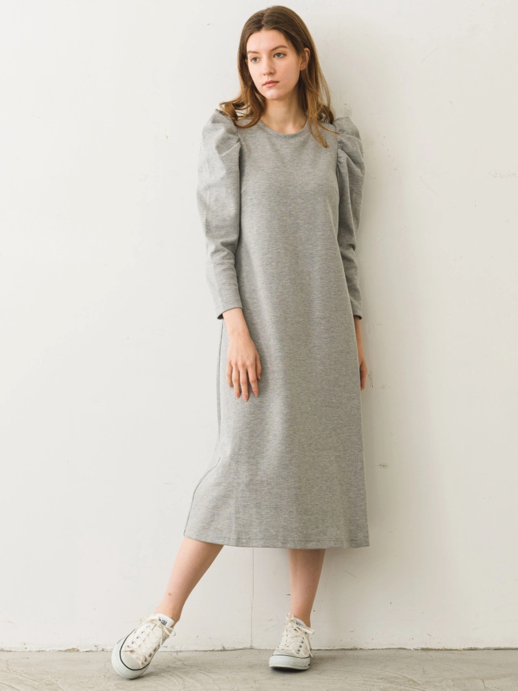 ボリュームショルダーカップ付ワンピース レディースファッション通販のtonal トーナル 公式通販サイト