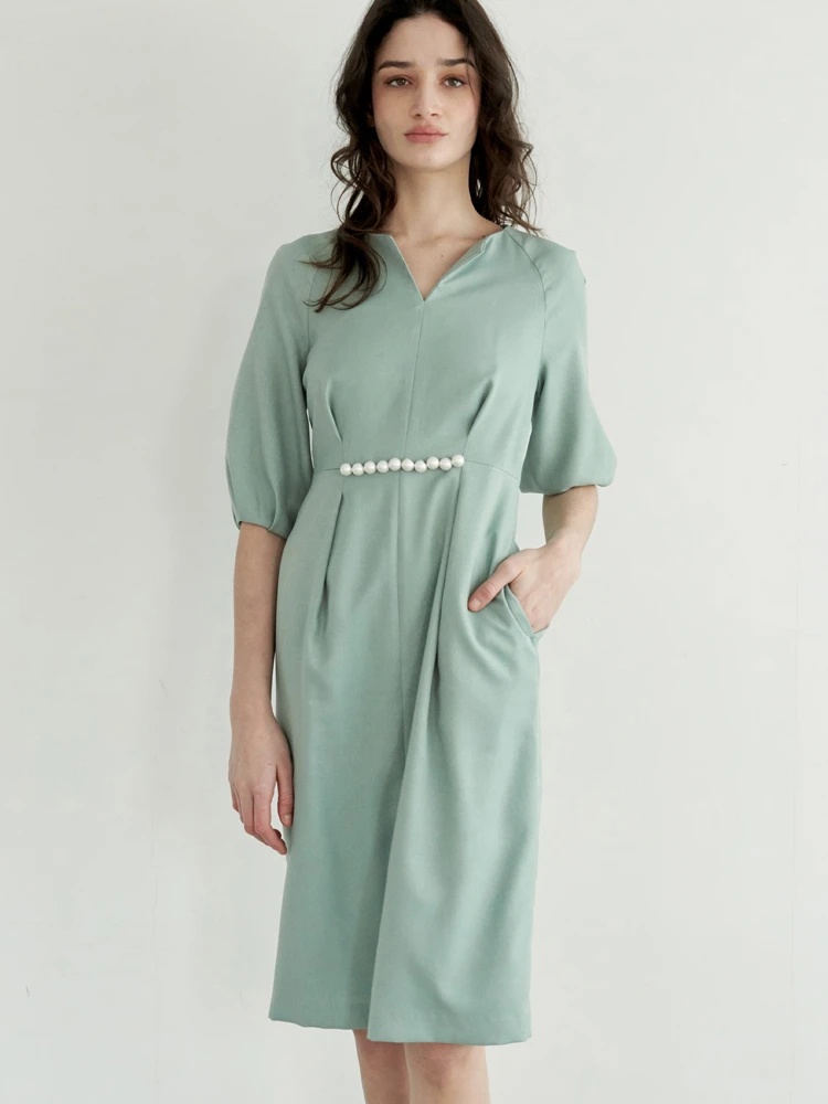 ウェストパールワンピース レディースファッション通販のtonal トーナル 公式通販サイト