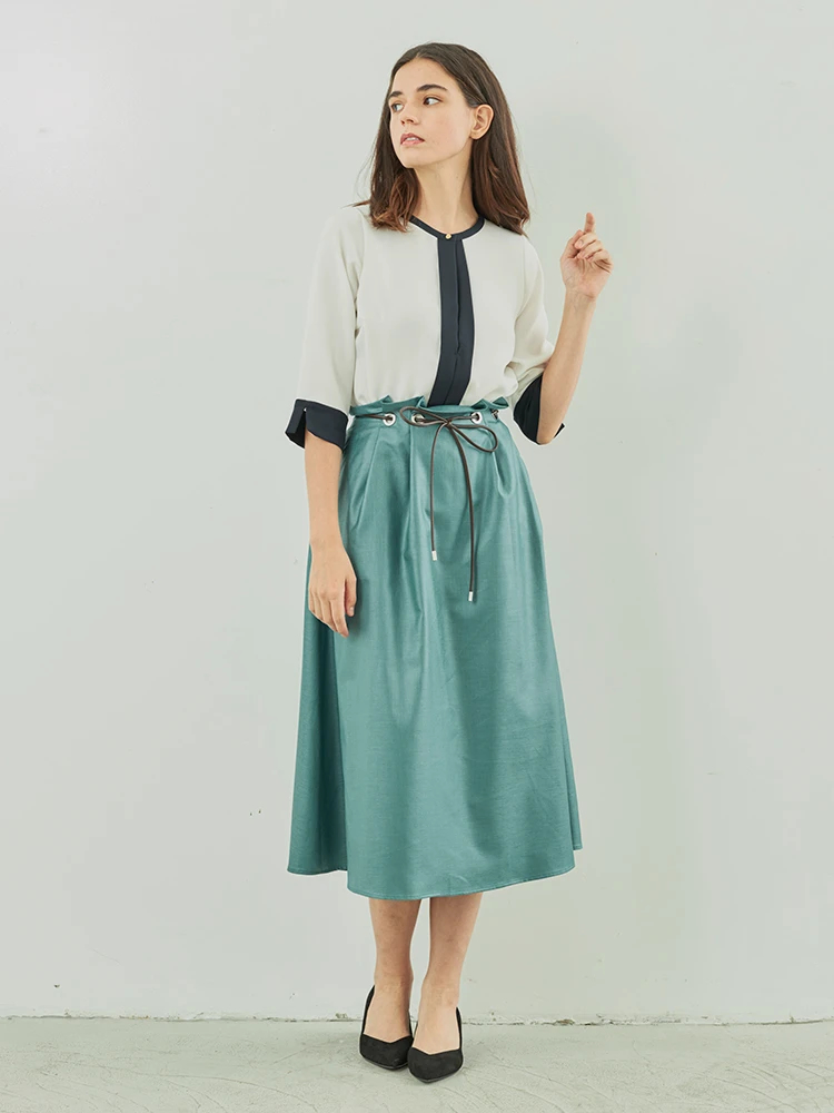 ハトメタックフレアスカート | レディースファッション通販のTONAL
