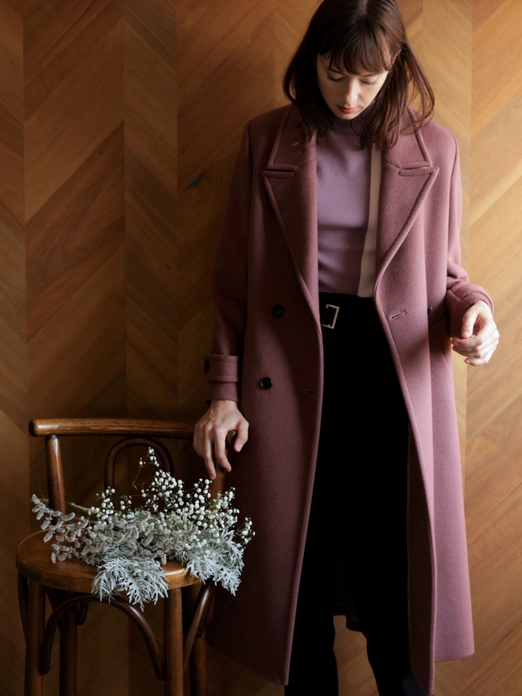 Bellandiセミフレアダブルコート レディースファッション通販のtonal トーナル 公式通販サイト