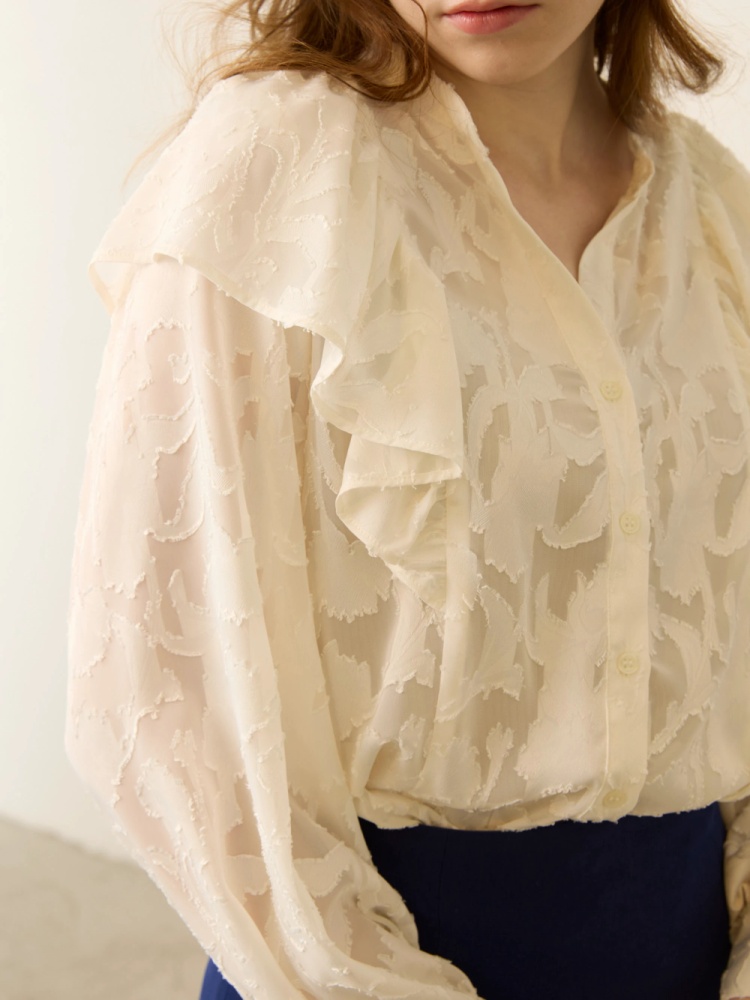 Jqショルダーフリルブラウス レディースファッション通販のtonal トーナル 公式通販サイト