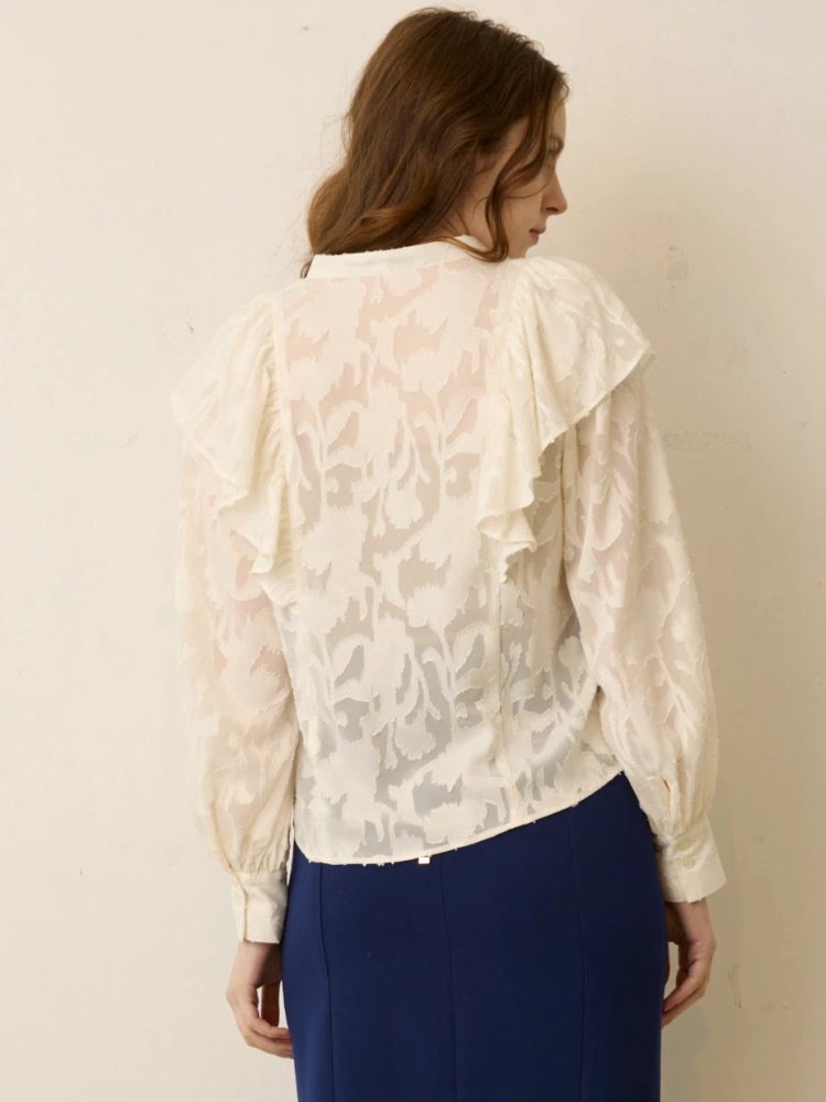 Jqショルダーフリルブラウス レディースファッション通販のtonal トーナル 公式通販サイト