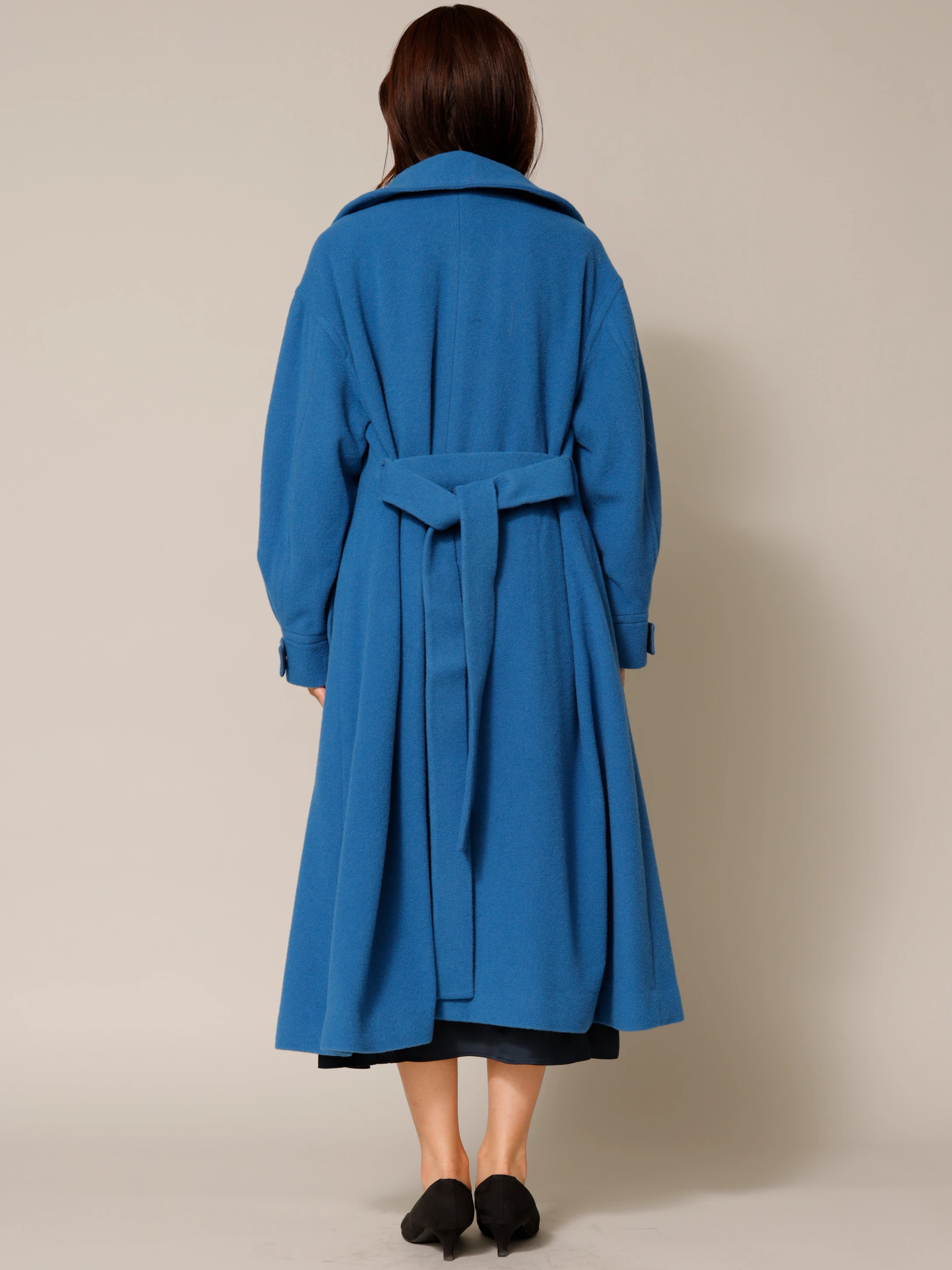 スタンドカラーパフスリーブコート | レディースファッション通販の