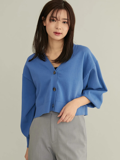 TONAL(トーナル) |Vネックショートカーディガン