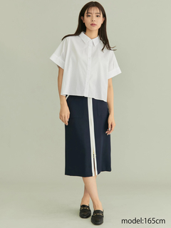TONAL(トーナル) |クロップド半袖シャツ