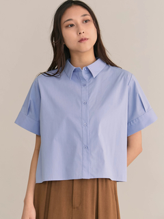 TONAL(トーナル) |クロップド半袖シャツ