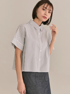 TONAL(トーナル) |クロップド半袖シャツ