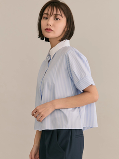 TONAL(トーナル) |クロップド半袖シャツ