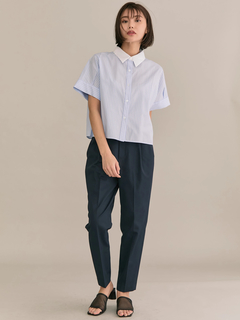 TONAL(トーナル) |クロップド半袖シャツ