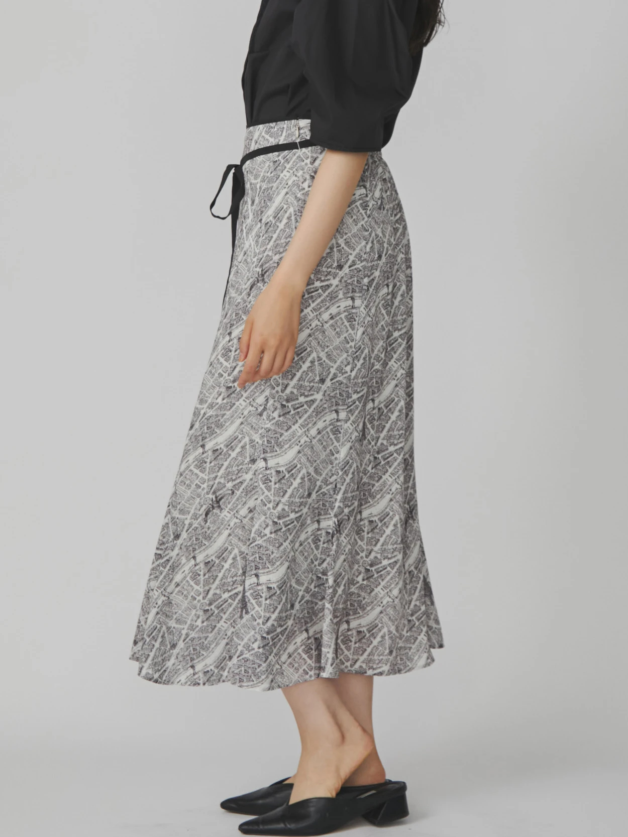 MAP柄マーメイドスカート | レディースファッション通販のTONAL