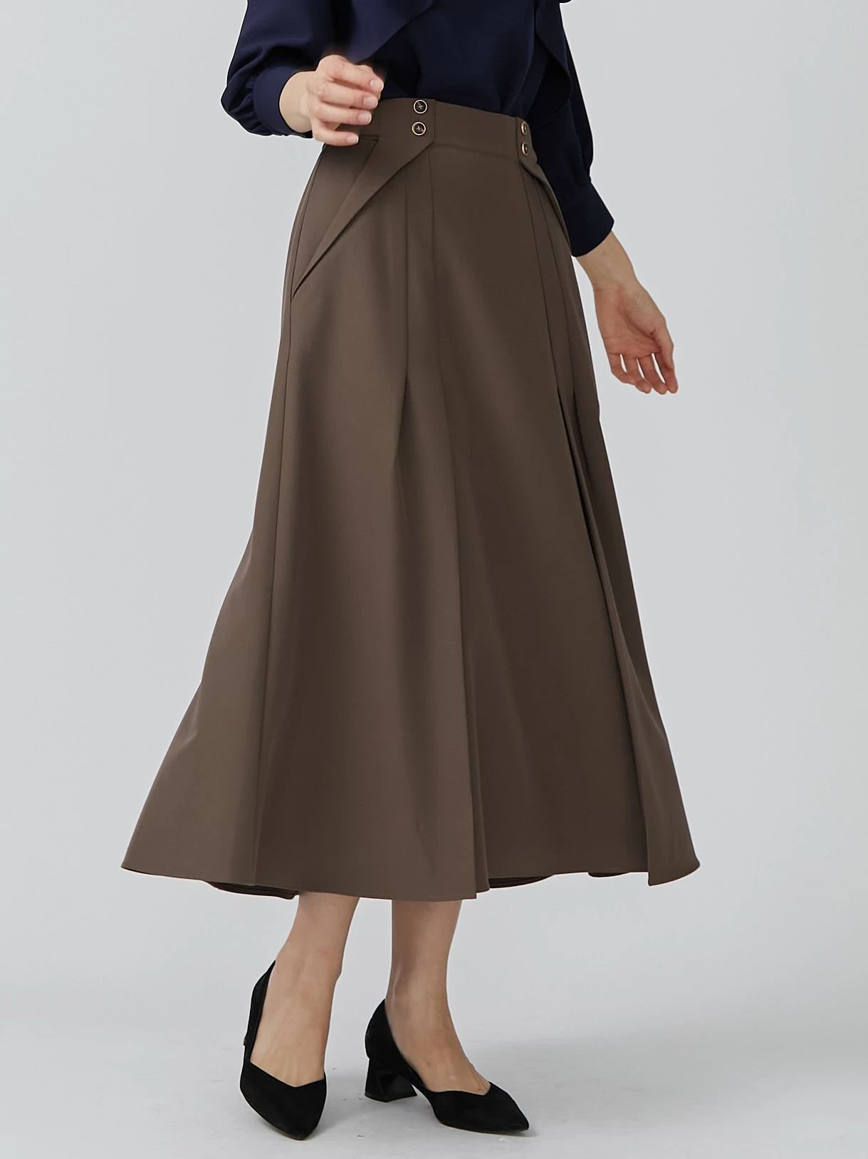 ウエストタックフレアスカート | レディースファッション通販のTONAL