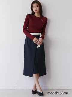 TONAL(トーナル) |ウォッシャブルウールボトルネックニット