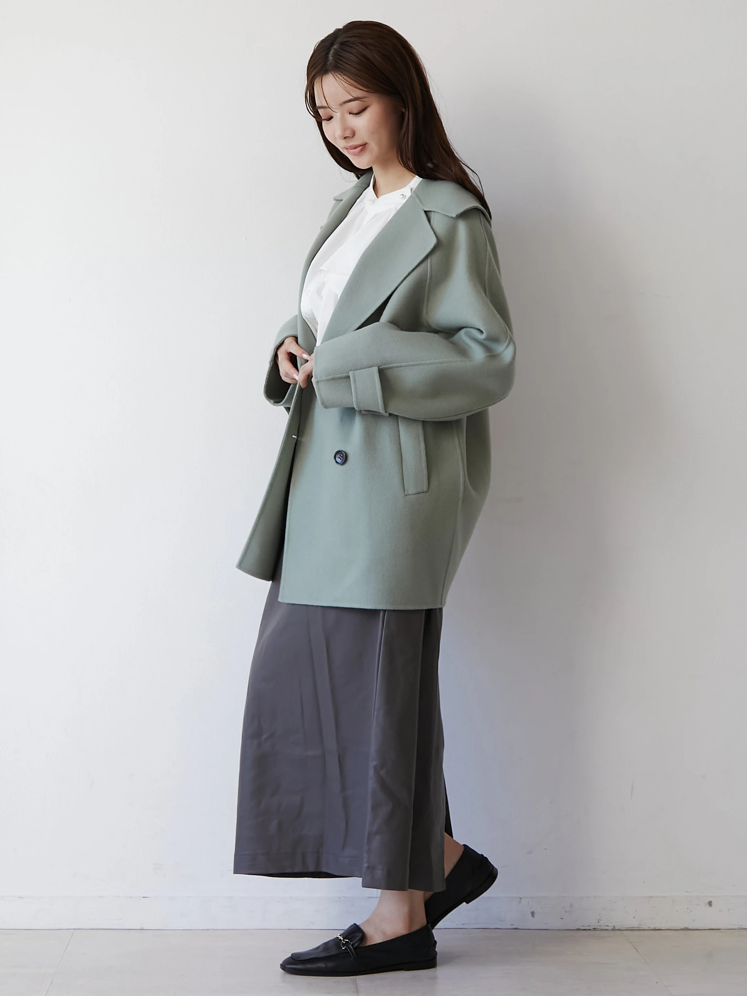 ウールリバーコクーンPコート | レディースファッション通販のTONAL