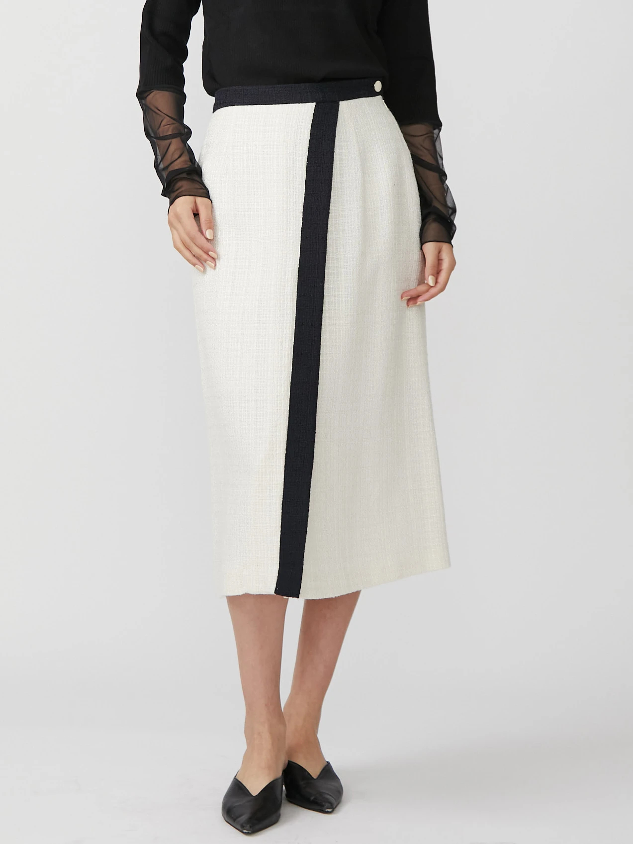 ツイードアシメAラインスカート | レディースファッション通販のTONAL