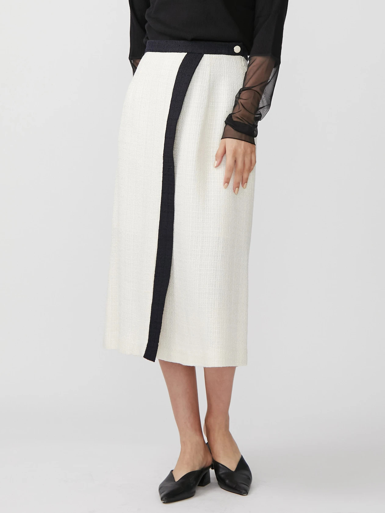 ツイードアシメAラインスカート | レディースファッション通販のTONAL