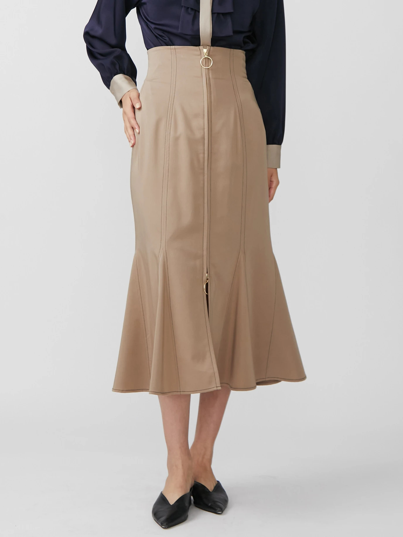 フロントZIPマーメイドスカート | レディースファッション通販のTONAL 