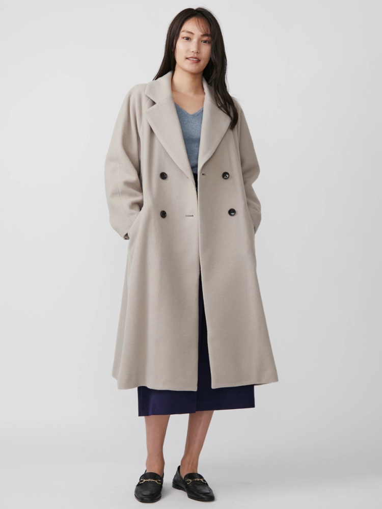TONAL トーナル ロングコート チェスターコート ベージュ冬美品 