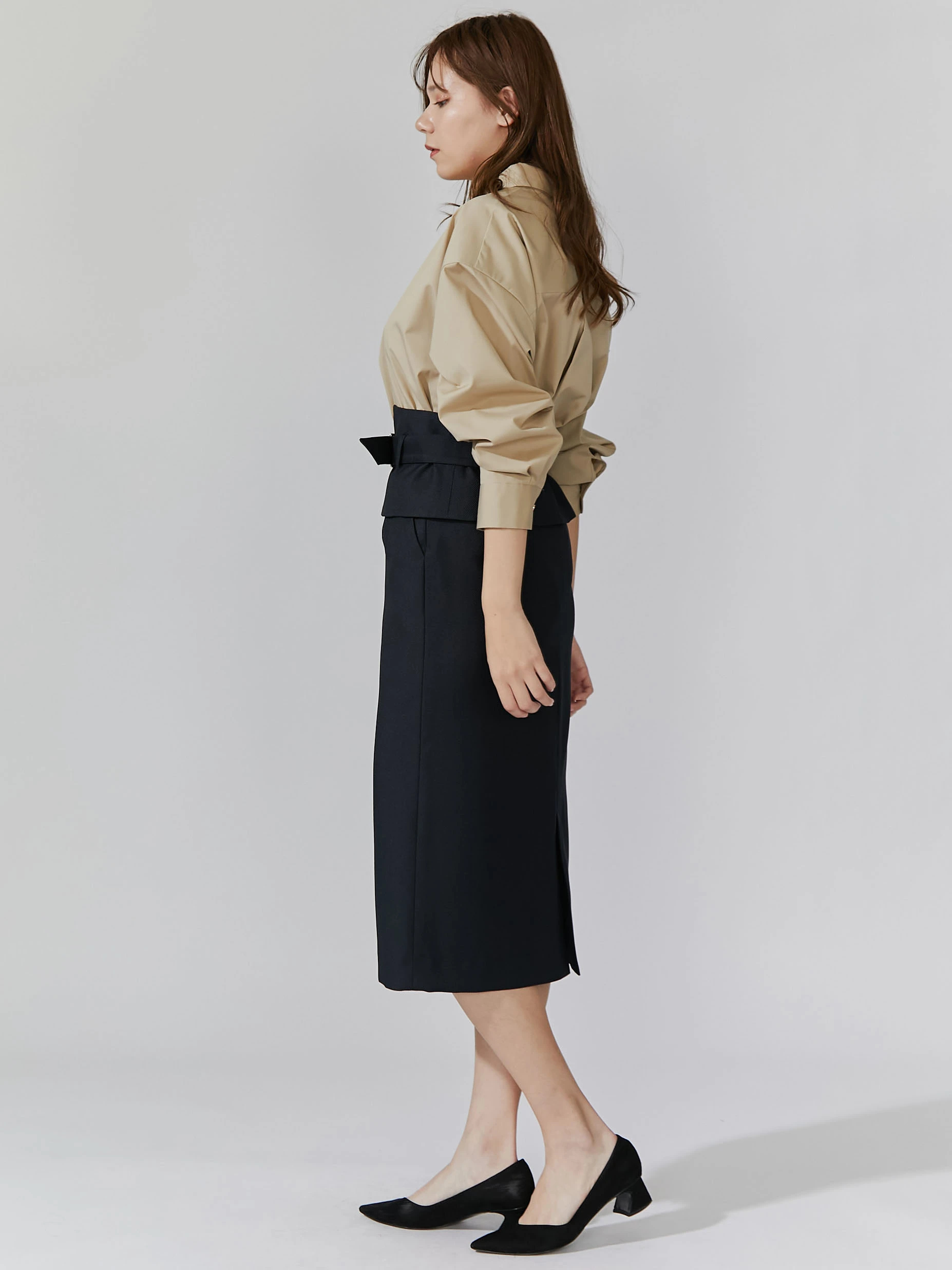 ウエストベルトタイトスカート | レディースファッション通販のTONAL 