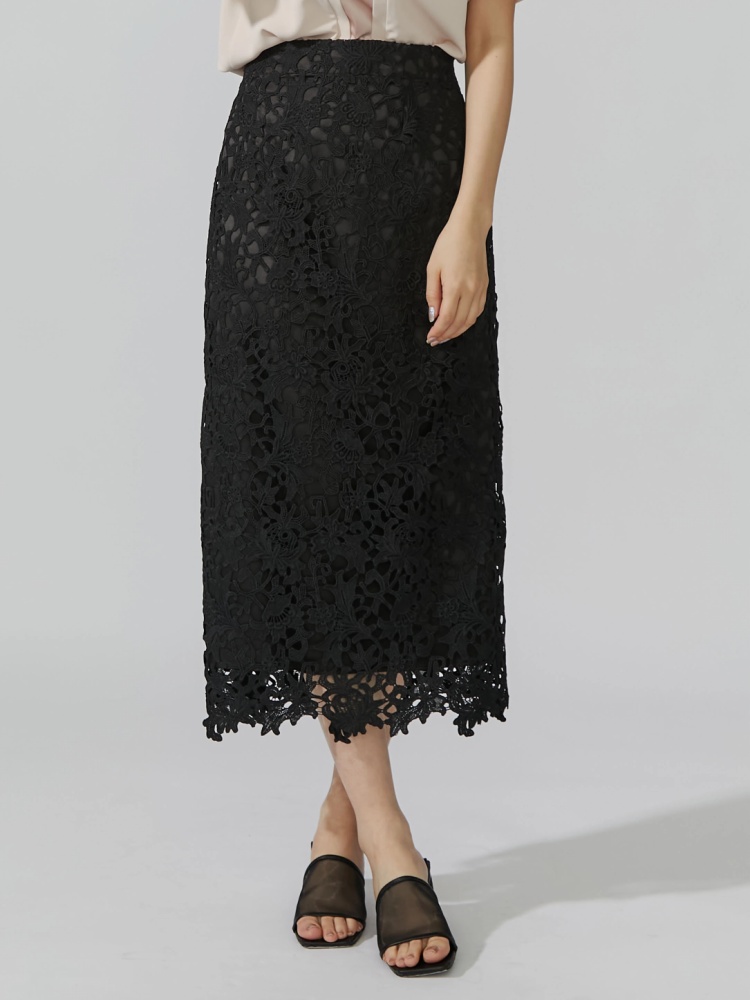 ケミカルレースタイトスカート | レディースファッション通販のTONAL  