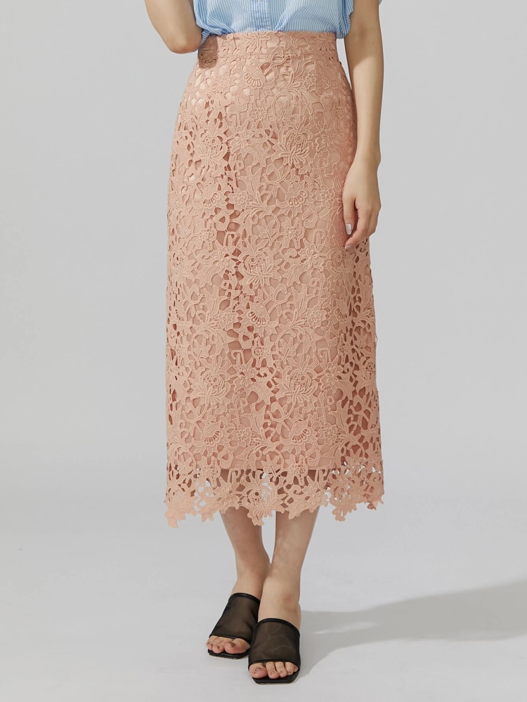 ケミカルレースタイトスカート | レディースファッション通販のTONAL  