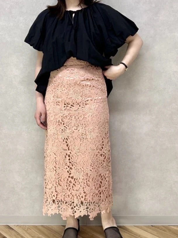 ケミカルレースタイトスカート | レディースファッション通販のTONAL  