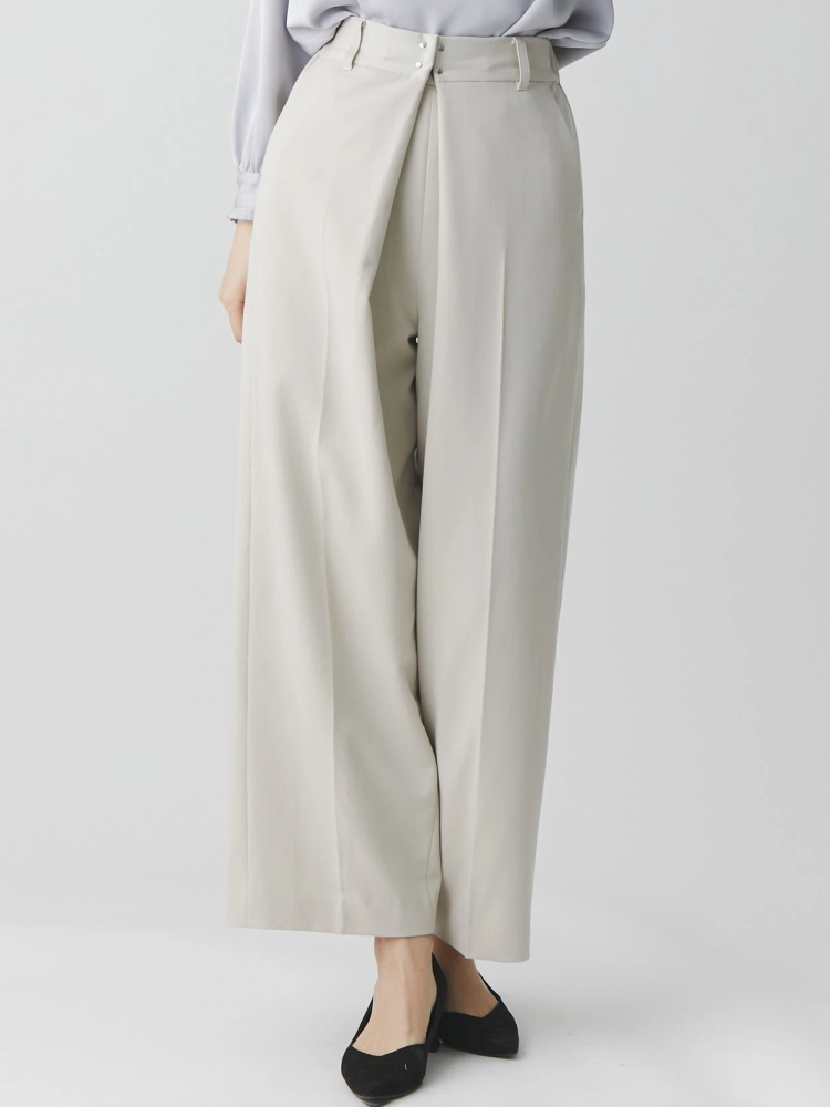 フロントホックタックワイドパンツ | レディースファッション通販の  