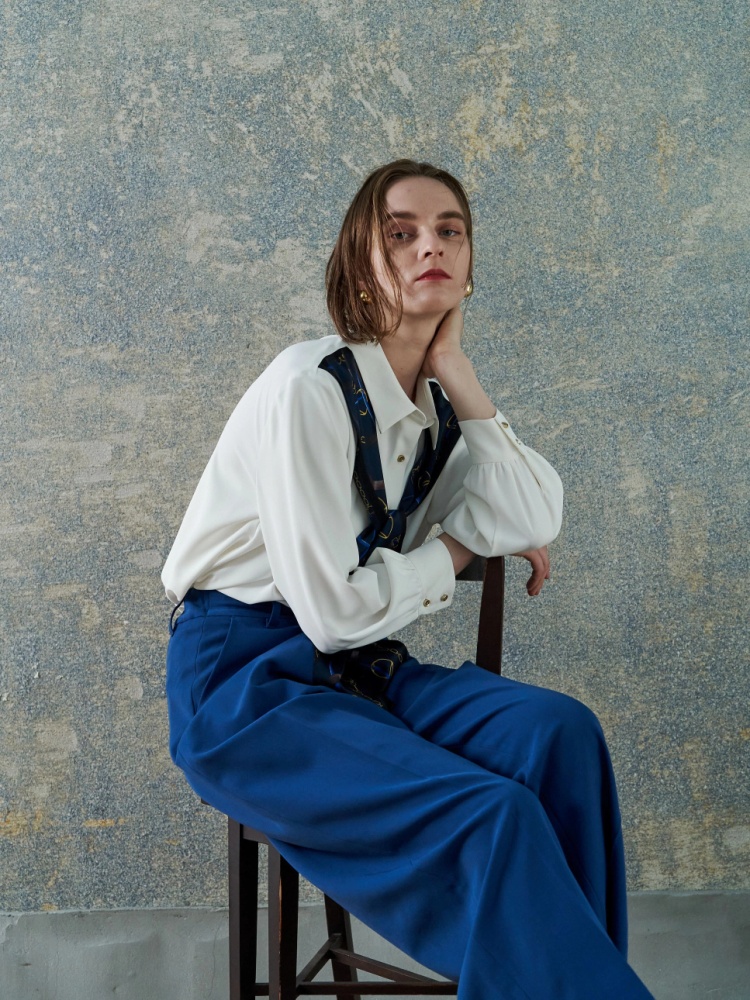 フロントホックタックワイドパンツ | レディースファッション通販の  