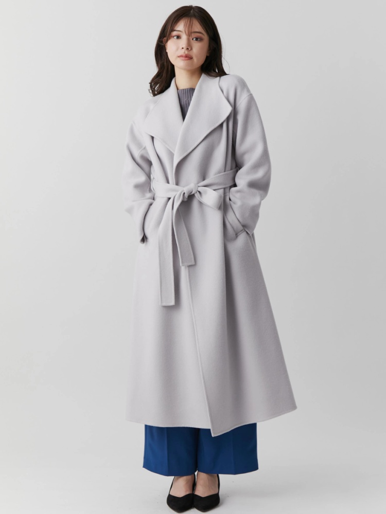 ウールリバービックカラーコート | レディースファッション通販のTONAL  