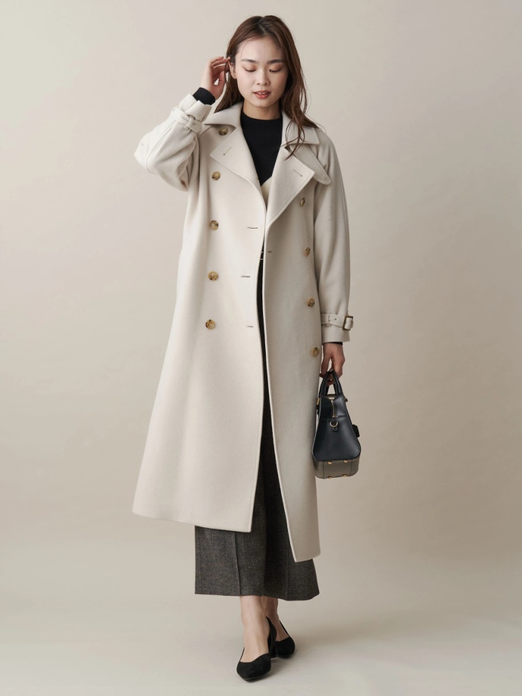 ウールビーバートレンチコート | レディースファッション通販のTONAL  