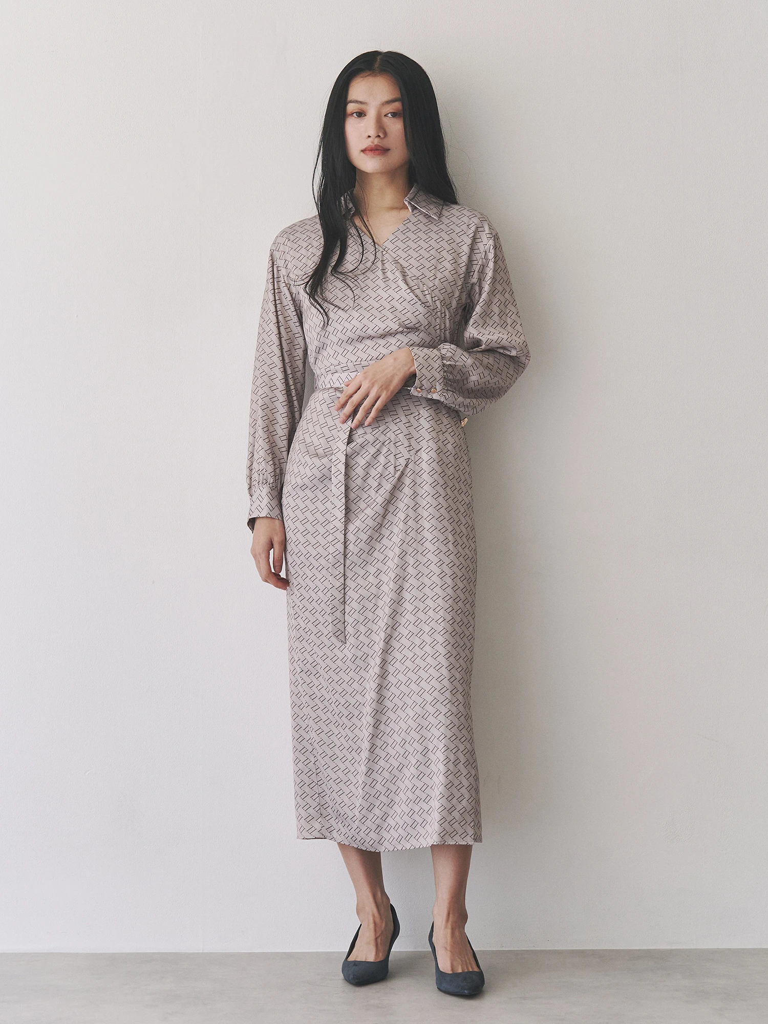 モノグラムカッセンタックカシュクールワンピース | レディース