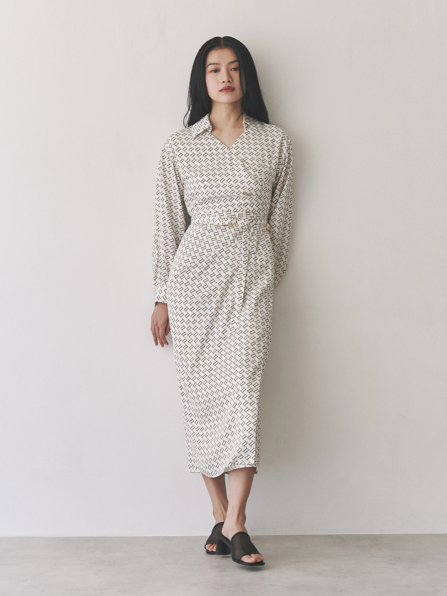 モノグラムカッセンタックカシュクールワンピース | レディース