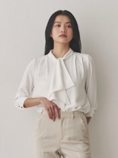 新品 TONAL プリーツ比翼ブラウス （ブラウス 商品一覧 | レディース  