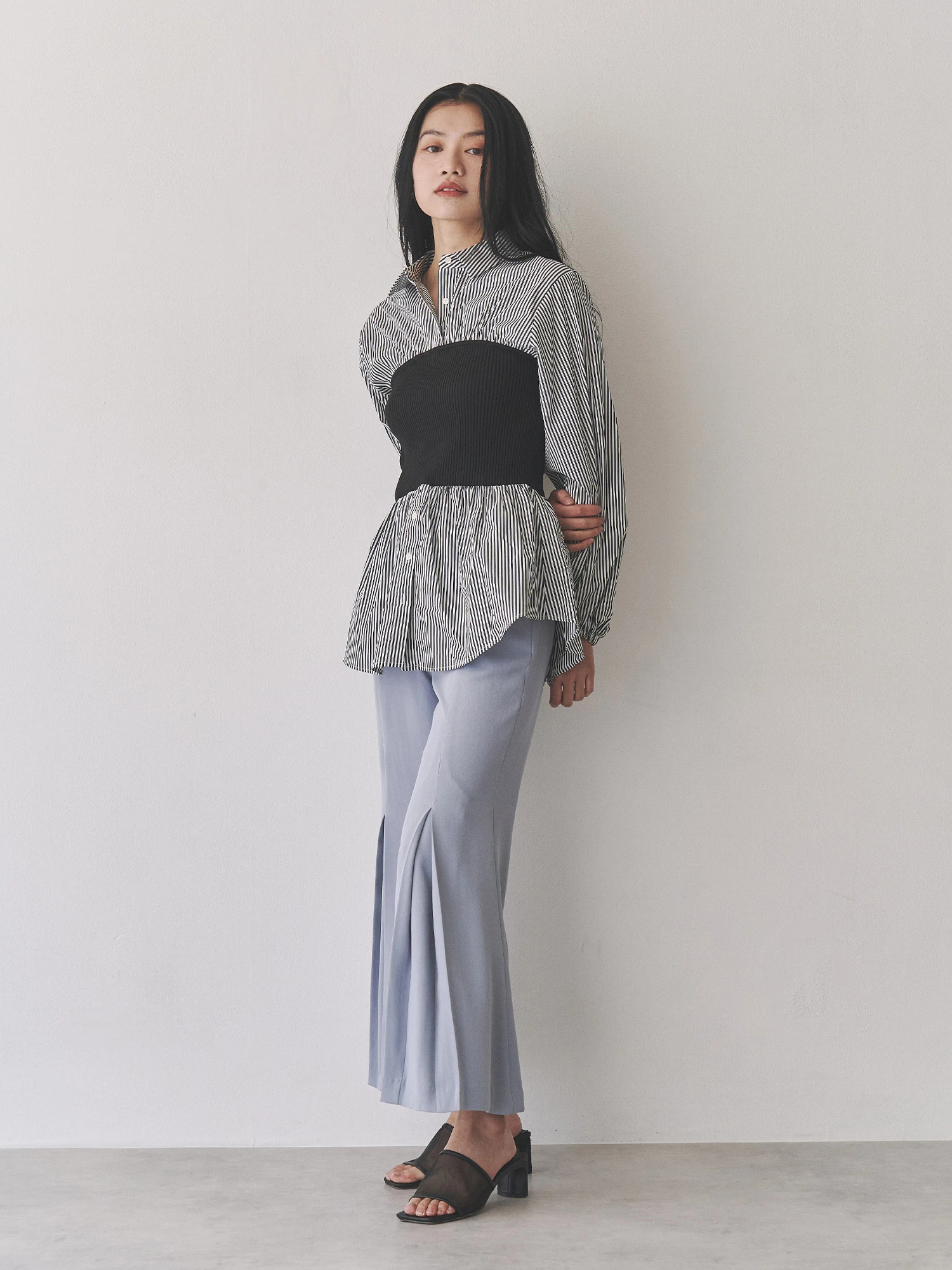 ニットビスチェドッキングシャツ | レディースファッション通販のTONAL