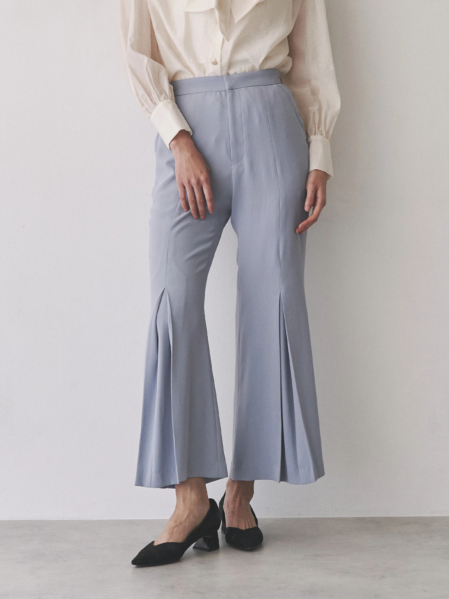 afb フレアパンツ セミワイドフレアパンツ全3色 4サイズ ボトムス[品番