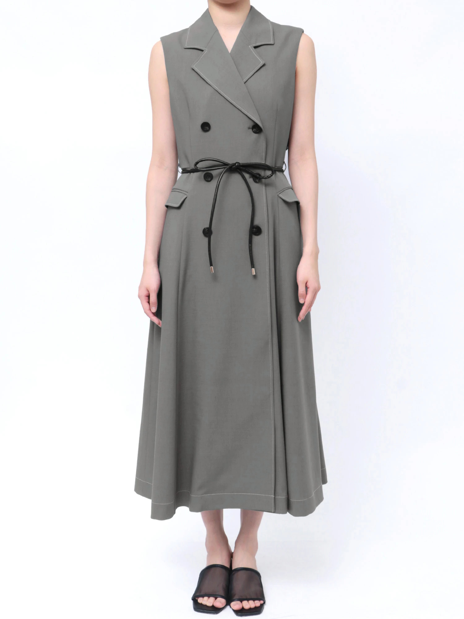 トーナル TONAL トレンチデザインジレ （ベージュ） トーナル TONAL トレンチデザインジレ （ベージュ