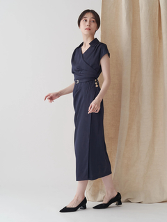 TONAL(トーナル) |タックカシュクールフレンチワンピース