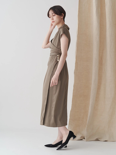 TONAL(トーナル) |タックカシュクールフレンチワンピース