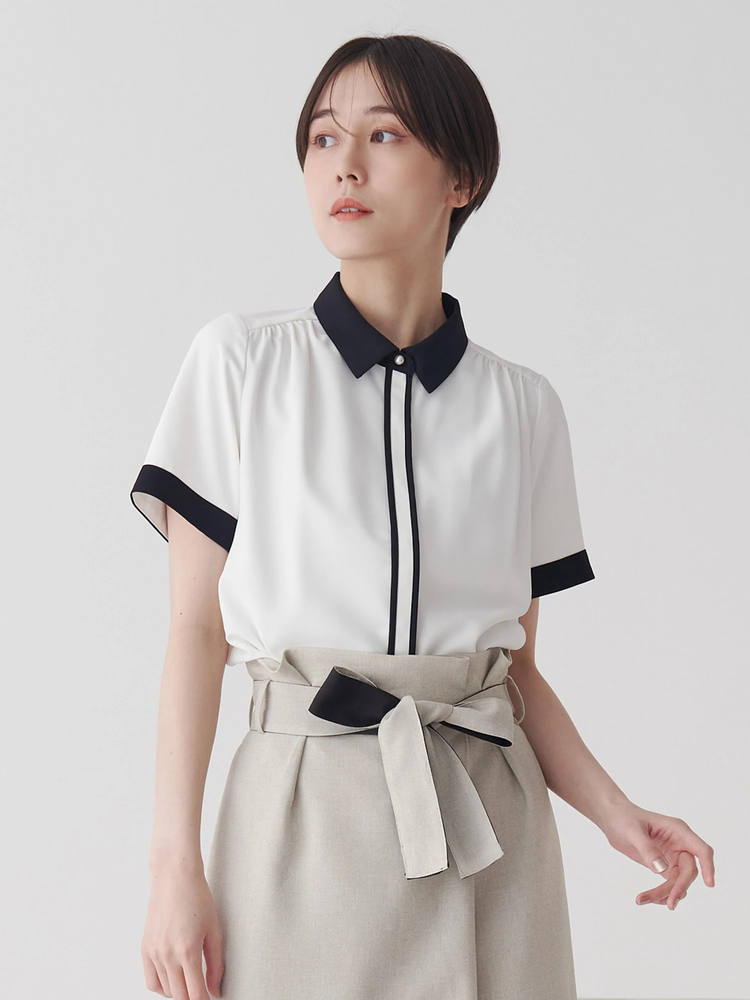 TONAL(トーナル) |クレリック半袖シャツ
