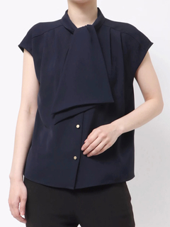 TONAL | サテンボウタイフレンチブラウス