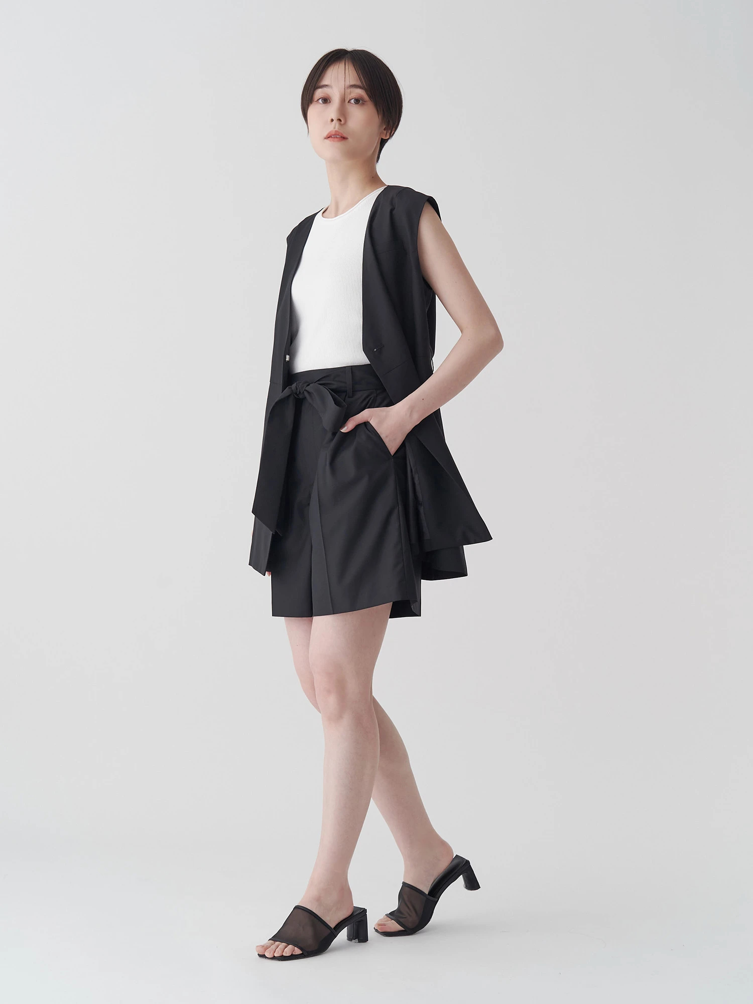 TRタックハーフパンツ | レディースファッション通販のTONAL