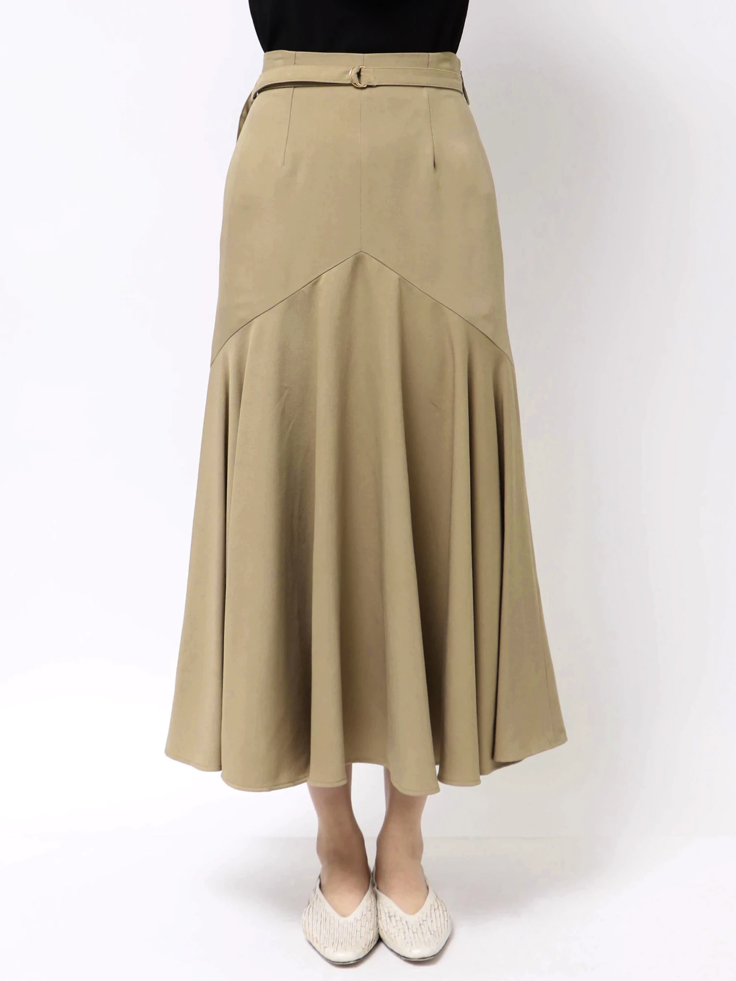ベルト付ドレープマーメイドスカート | レディースファッション通販の