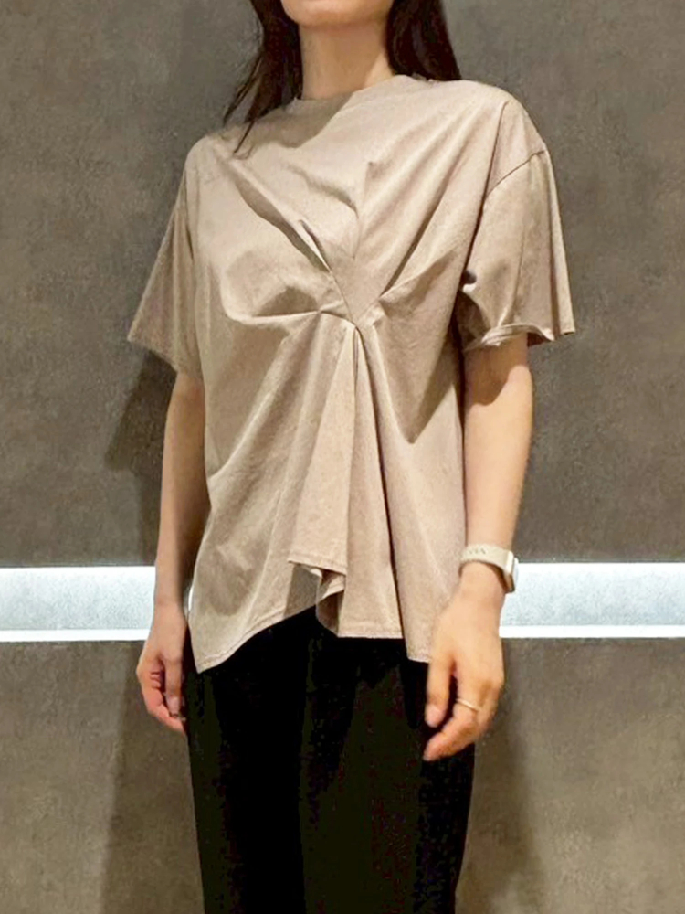 TONAL(トーナル) |ツイストデザインTシャツ