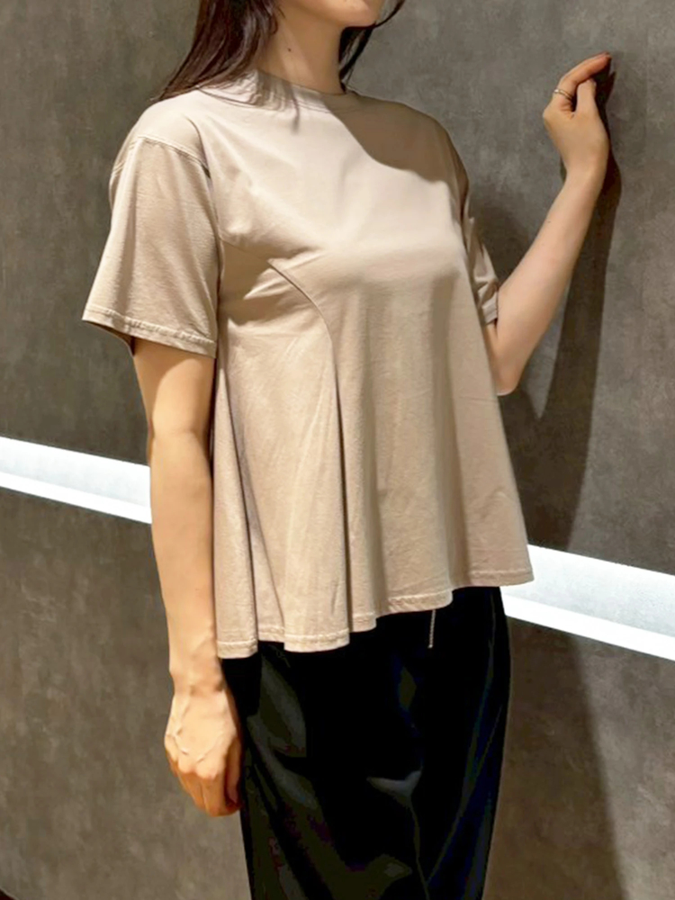 TONAL(トーナル) |ペプラムフレアデザインTシャツ