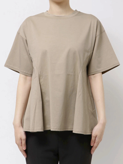 TONAL(トーナル) |ペプラムフレアデザインTシャツ