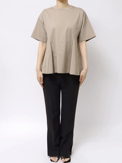 TONAL(トーナル) |ペプラムフレアデザインTシャツ