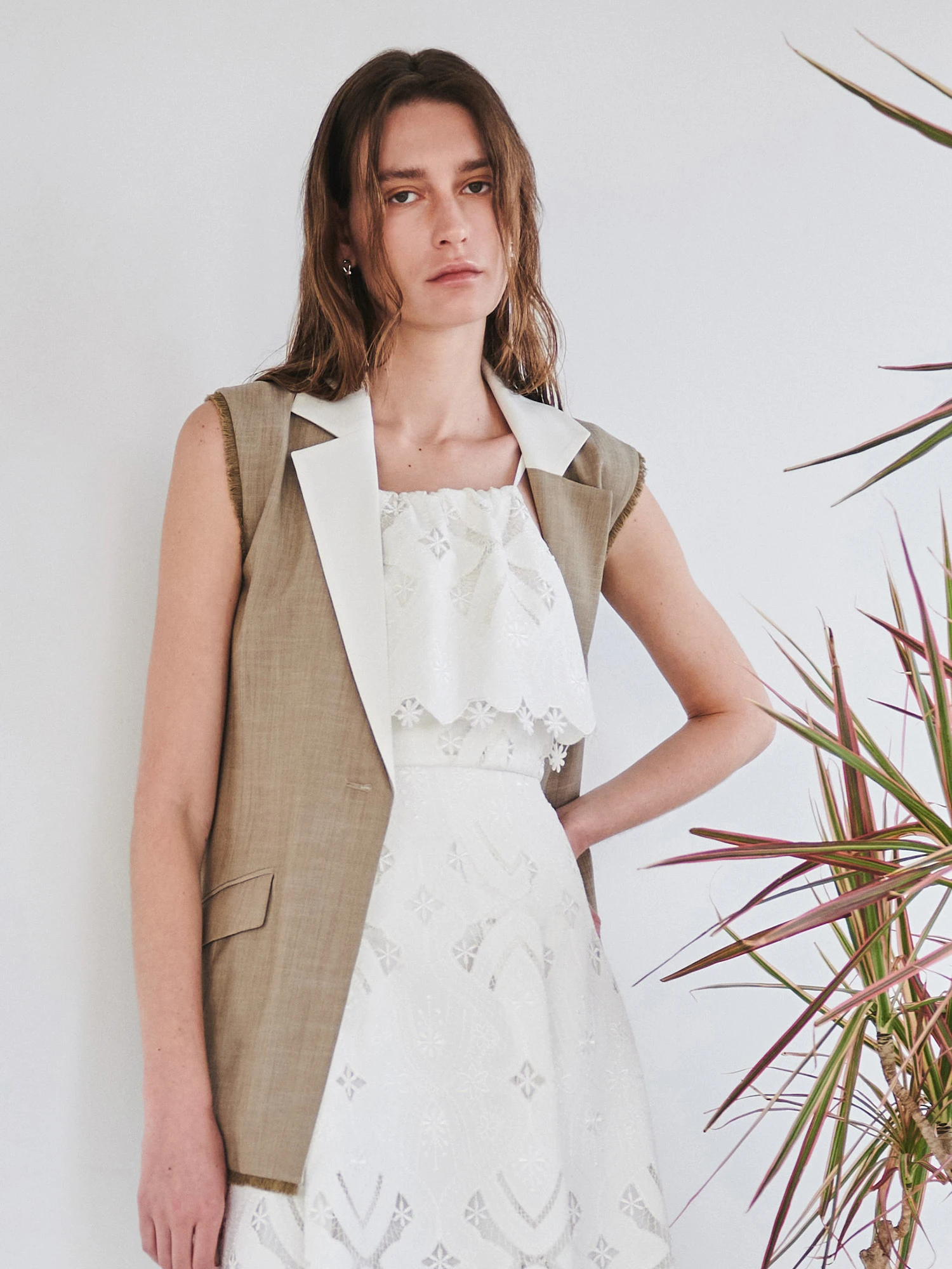 リネンライクテーラードジレ | レディースファッション通販のTONAL