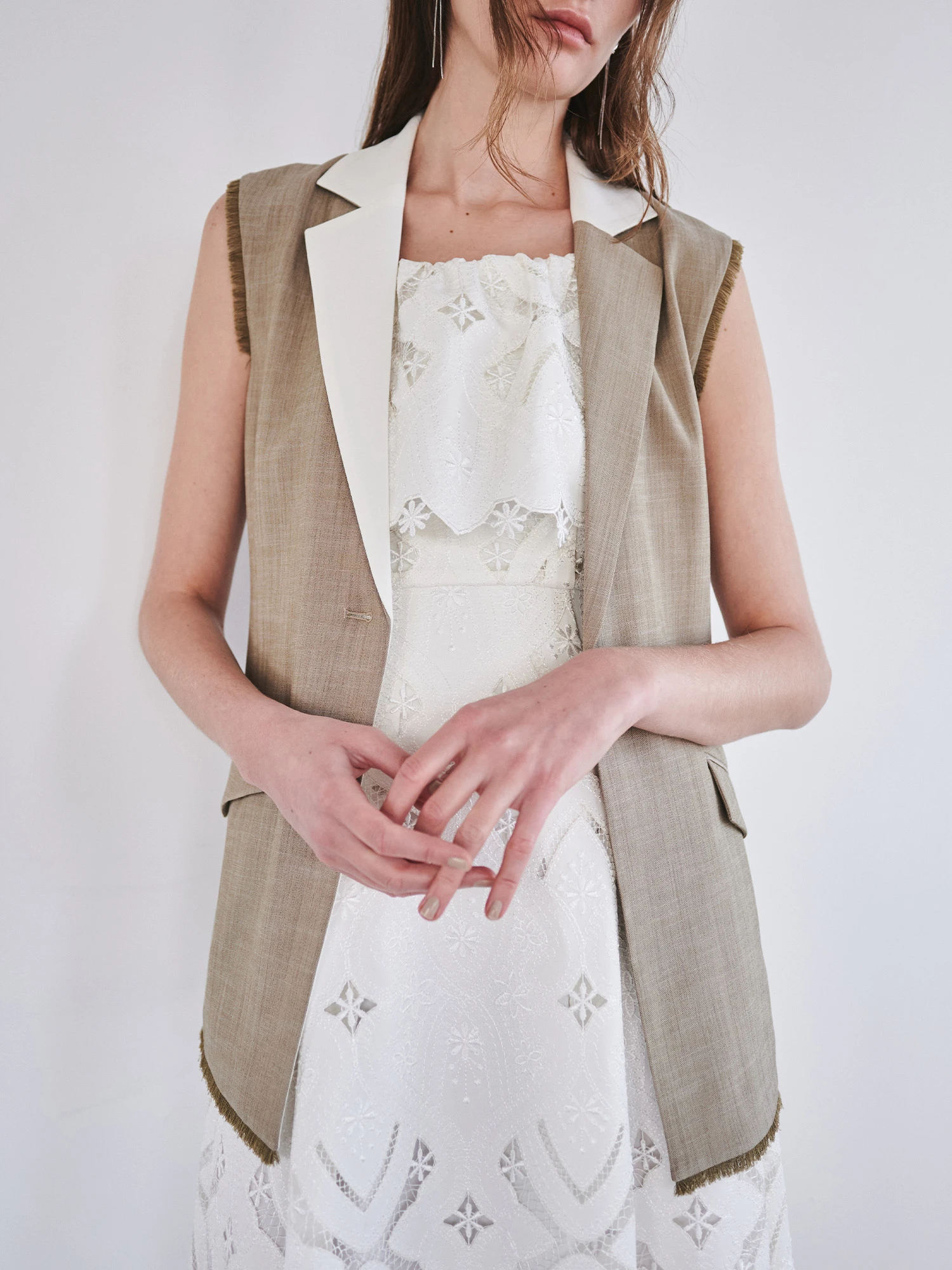 リネンライクテーラードジレ | レディースファッション通販のTONAL