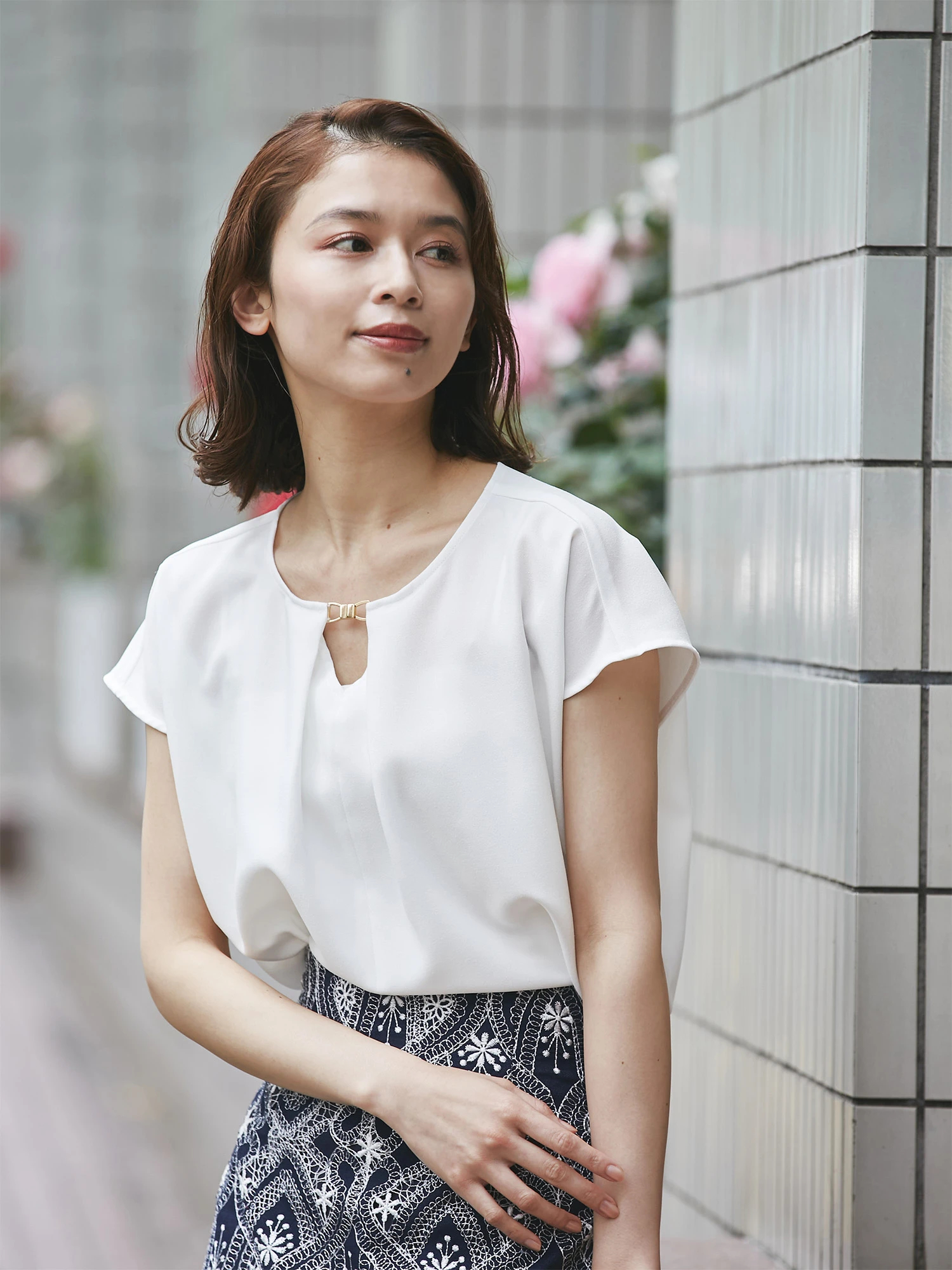 TONAL パール釦リボンタイブラウス ボリューム袖 商品一覧 | レディースファッション通販のTONAL（トーナル）公式
